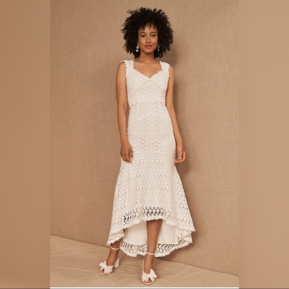 NWT Sau Lee x BHLDN White Natalia Dress Size 2 Bridal